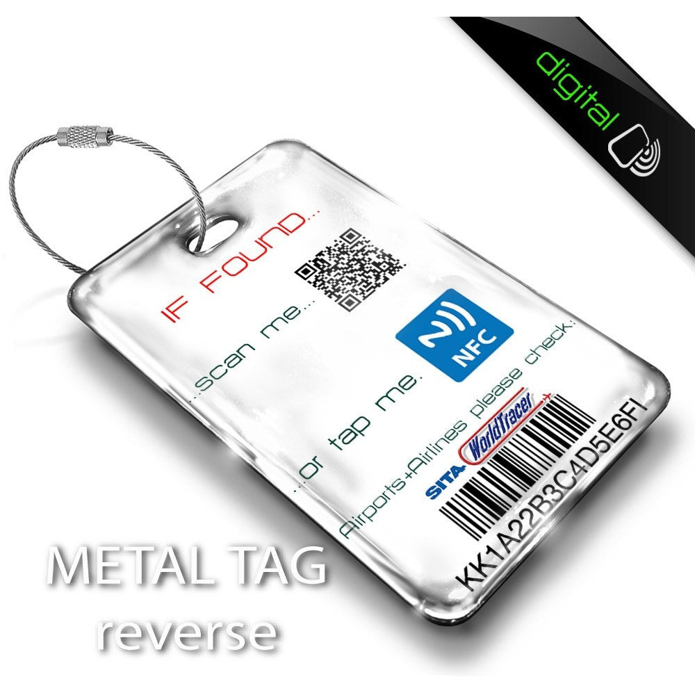 Aer Lingus Landscape GREEN Luggage Tag