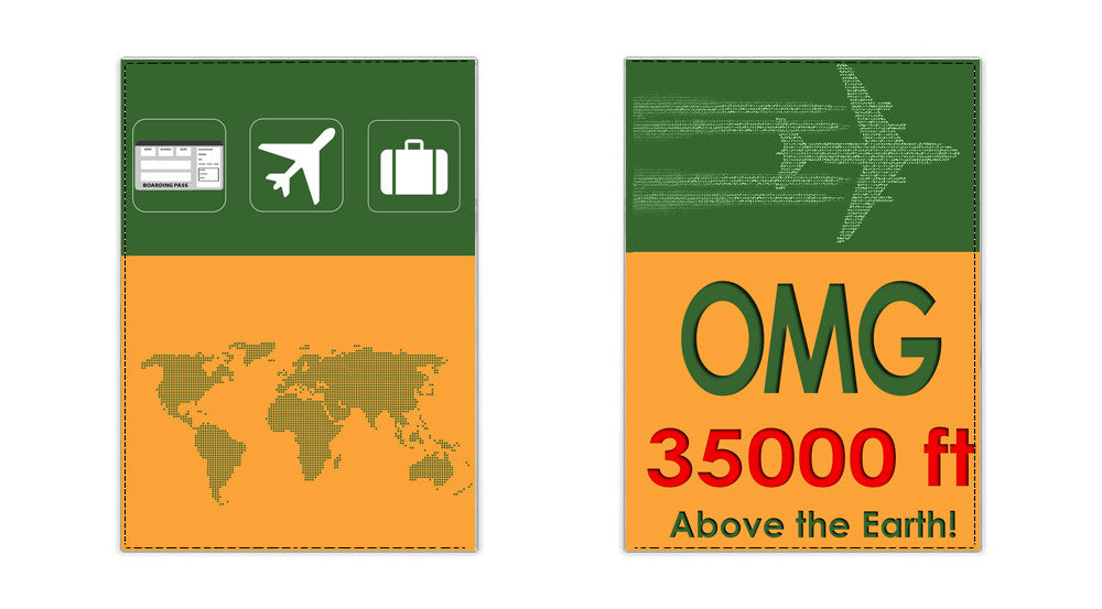 OMG 35000 feet -Passport Cover