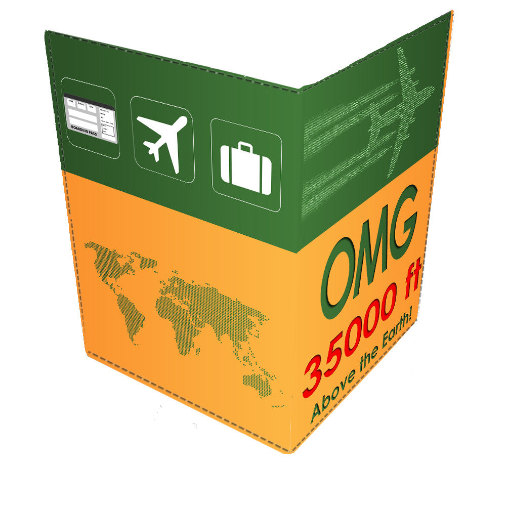 OMG 35000 feet -Passport Cover
