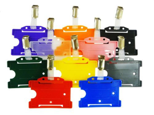 Rigid ID Card Badge Holder-LANDSCAPE