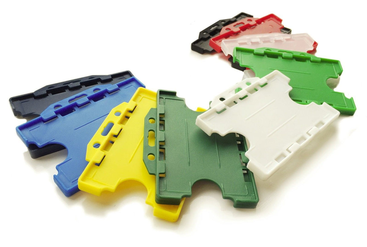Rigid ID Card Badge Holder-LANDSCAPE(Double sided)