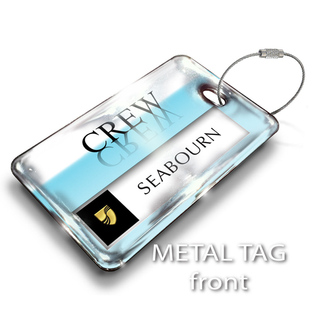 Seabourn Cruise Lines Logo Landscape Aqua Blue