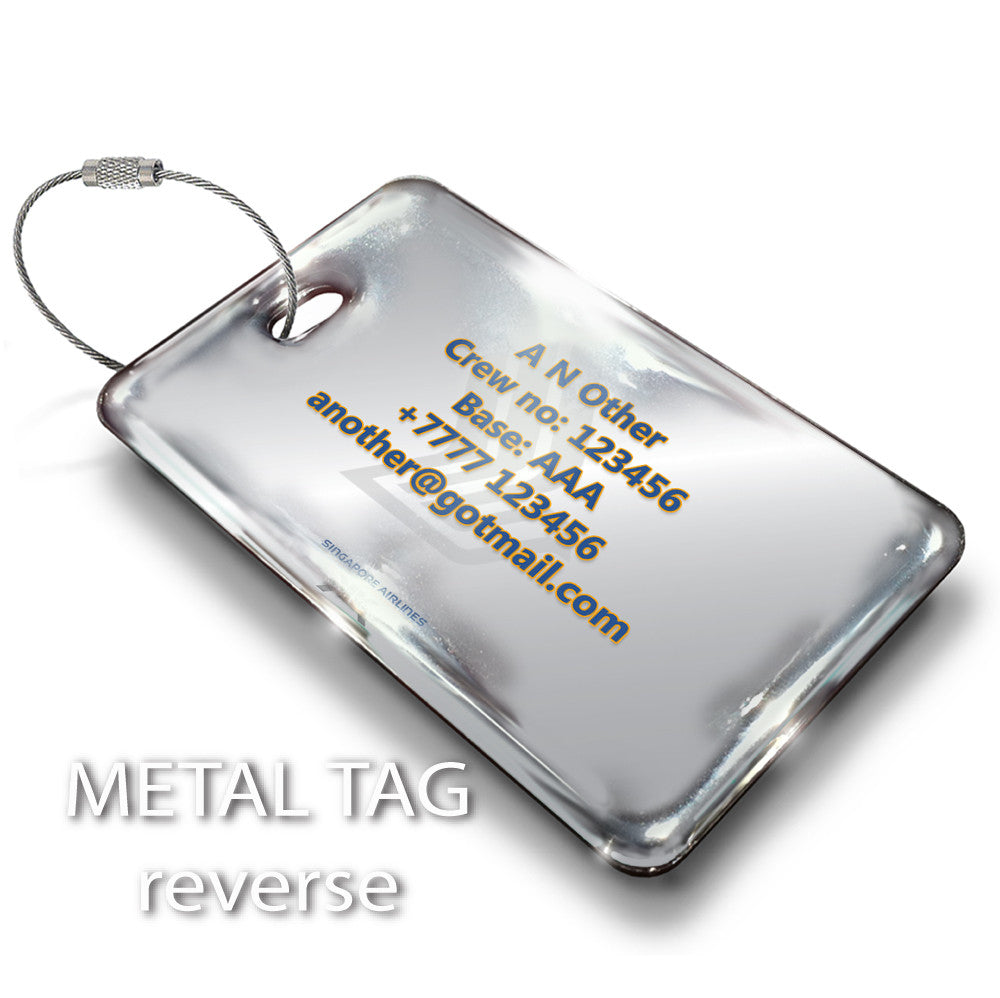 Singapore Airlines Landscape-Steel Effect