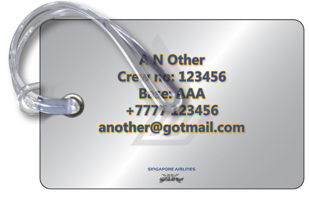 Singapore Airlines Landscape-Steel Effect