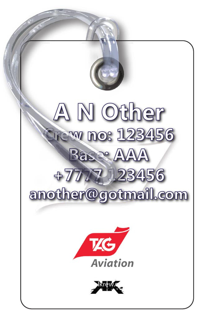 Tag Aviation Portrait-White