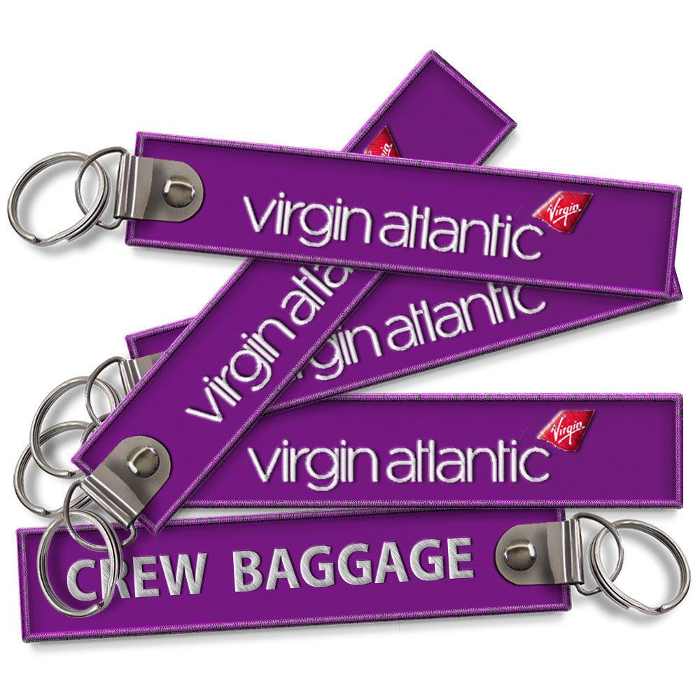 Virgin Atlantic Crew Baggage Keychain