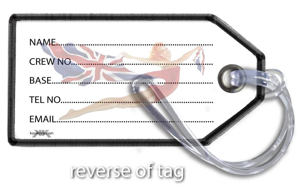 Virgin Atlantic Embroidered Tag