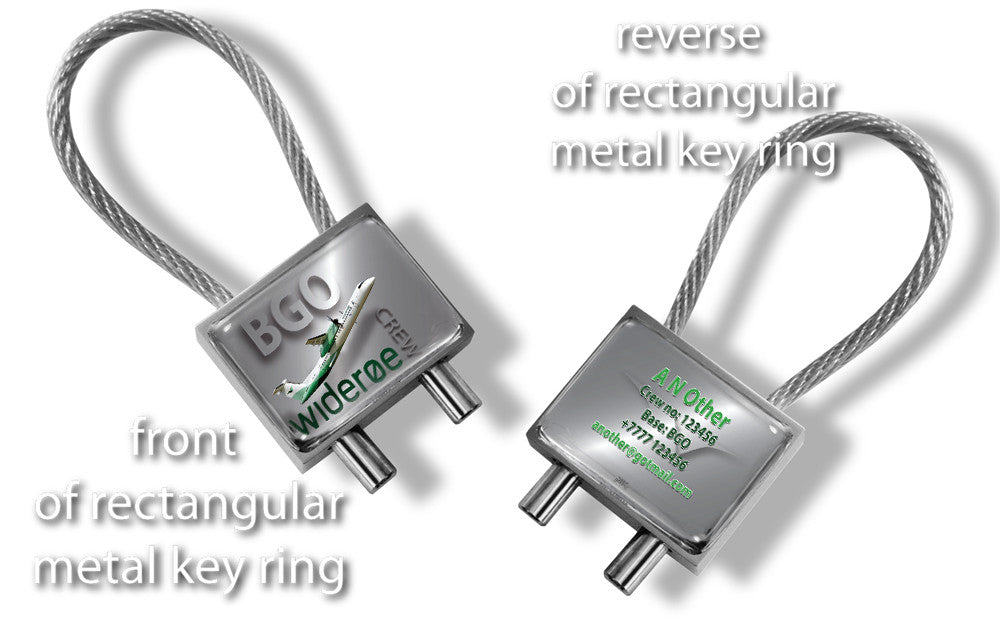 Wideroe Dash 8 Picture Steel Effect