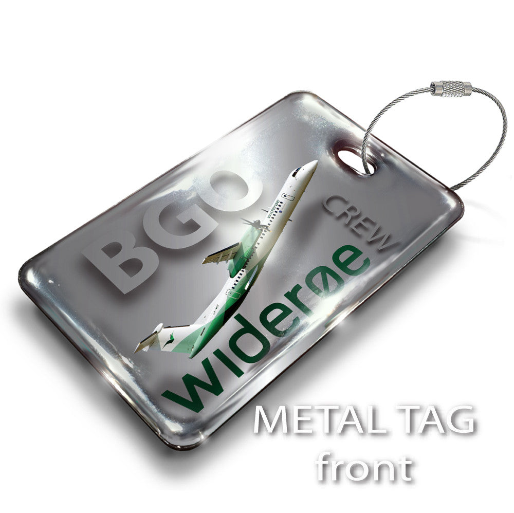 Wideroe Dash 8 Picture Steel Effect