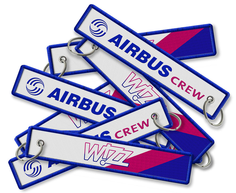 Wizzair Airbus Crew - Embroidered keyring