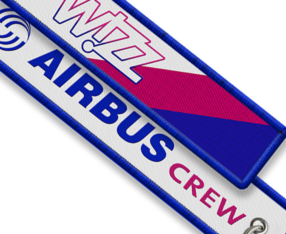 Wizzair Airbus Crew - Embroidered keyring