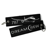787 Dream Crew Embroidered Keyring