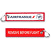 Air France Remove Before Flight Tag