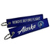 Alaska Airlines RBF Embroidered Tag