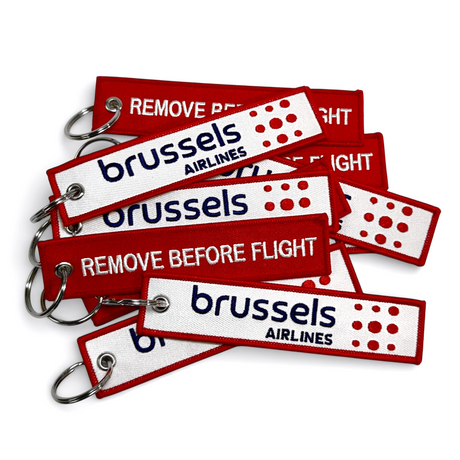 Brussels Airlines - Remove Before Flight Keyring