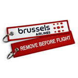 Brussels Airlines - Remove Before Flight Keyring
