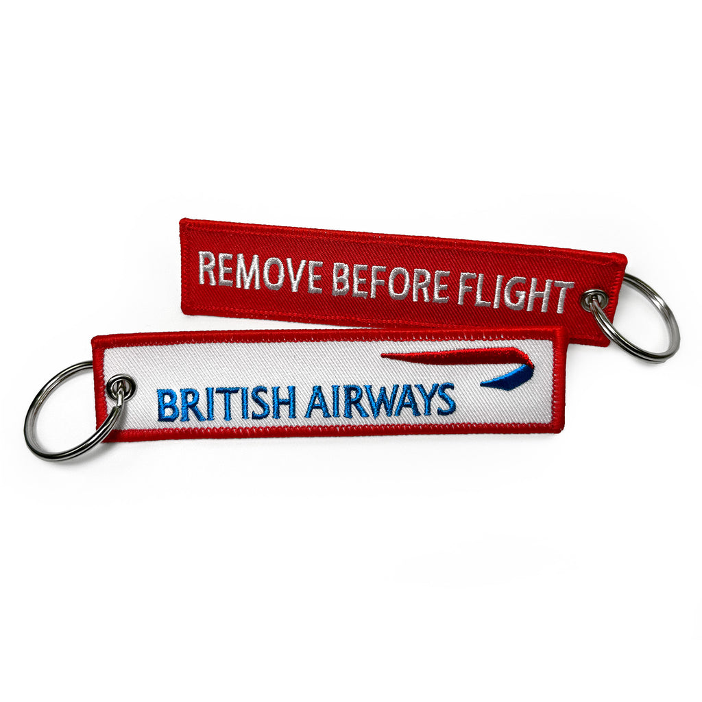 British Airways Remove Before Flight Keyring