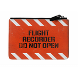 Flight Recorder Do Not Open Zip Pouch