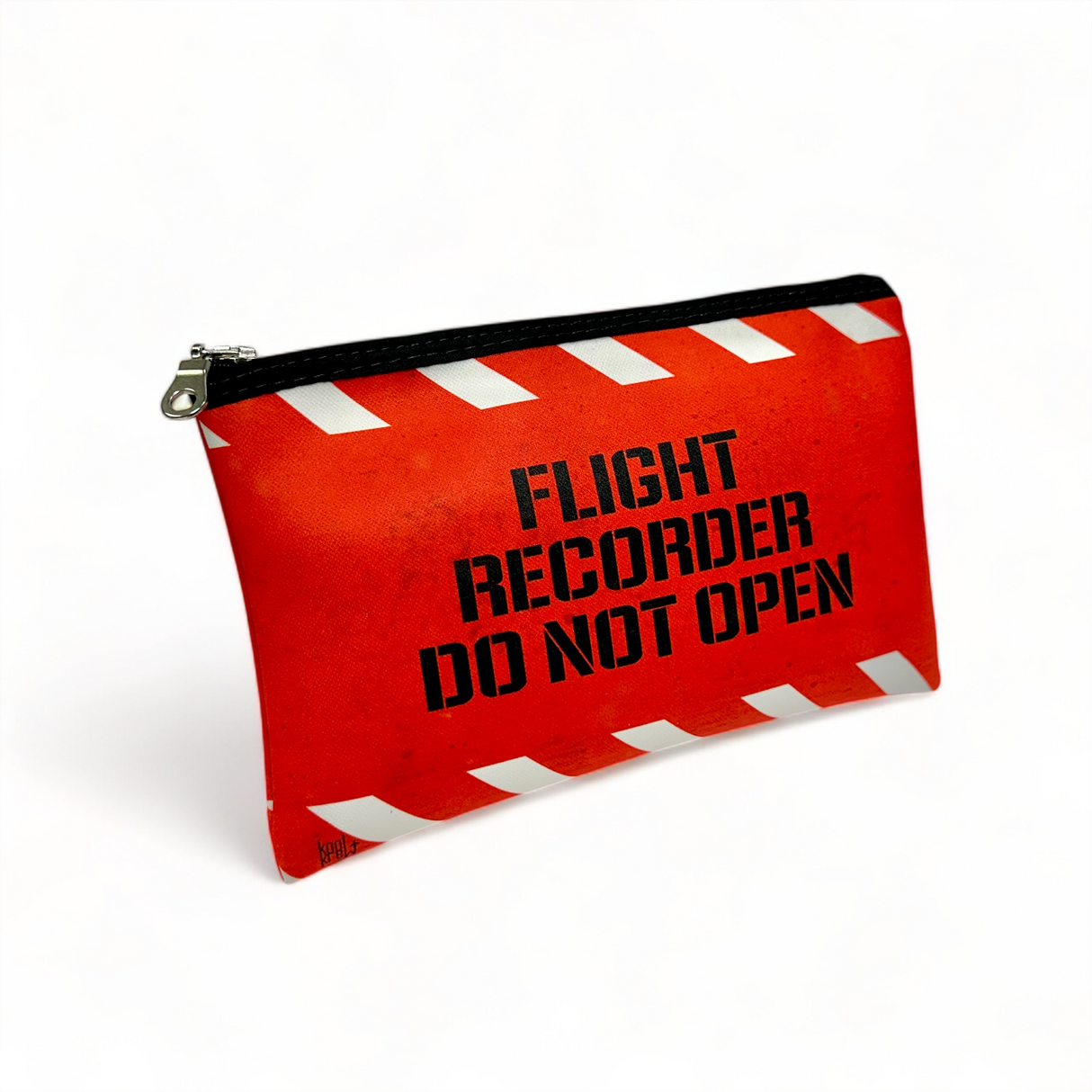 Flight Recorder Do Not Open Zip Pouch