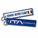 ITA Airways Remove Before Flight - Keyring
