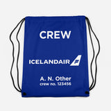 Icelandair Crew Personalised Shoe Bag