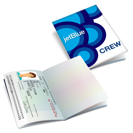 Jetblue Airways Logo - Passport Cover