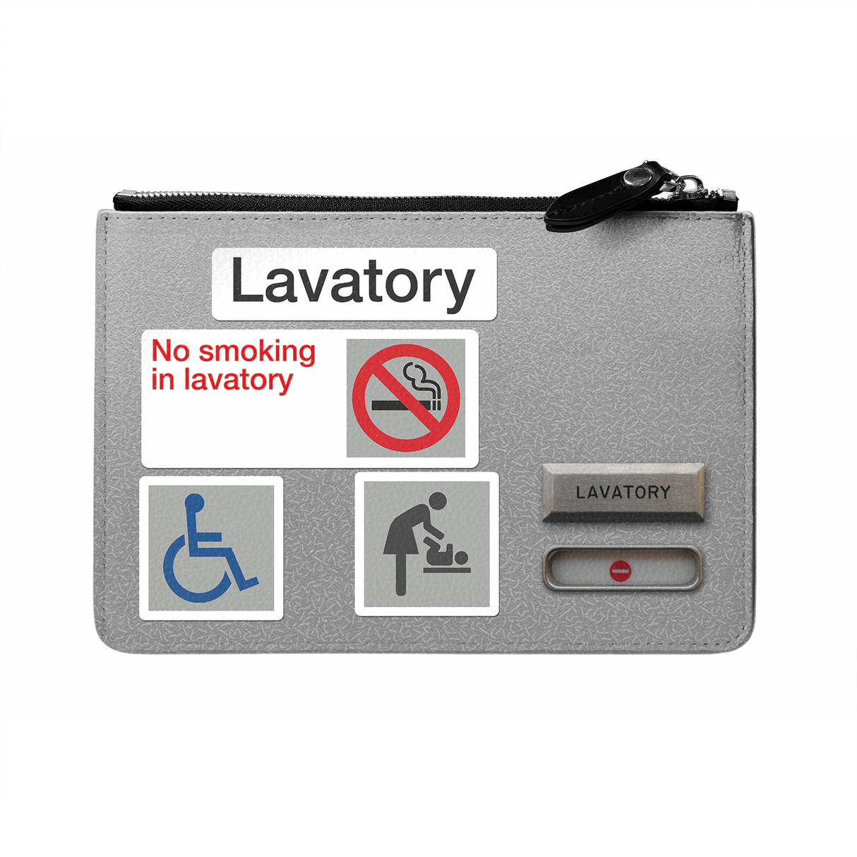 Lavatory Signage Cosmetic Pouch