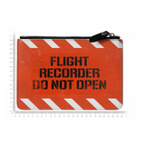 Flight Recorder Do Not Open Zip Pouch