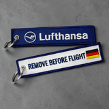 Lufthansa Remove Before Flight - Keyring