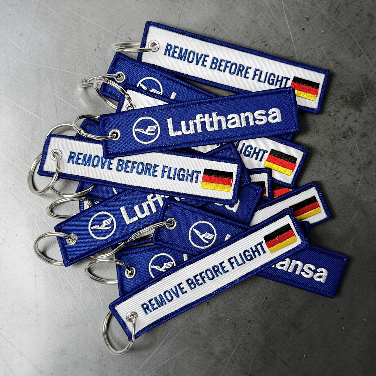 Lufthansa Remove Before Flight - Keyring