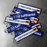 Lufthansa Remove Before Flight - Keyring