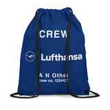 Lufthansa Crew Personalised Shoe Bag