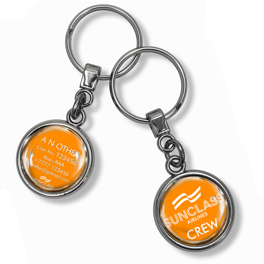 Sunclass Airlines Metal Keyring