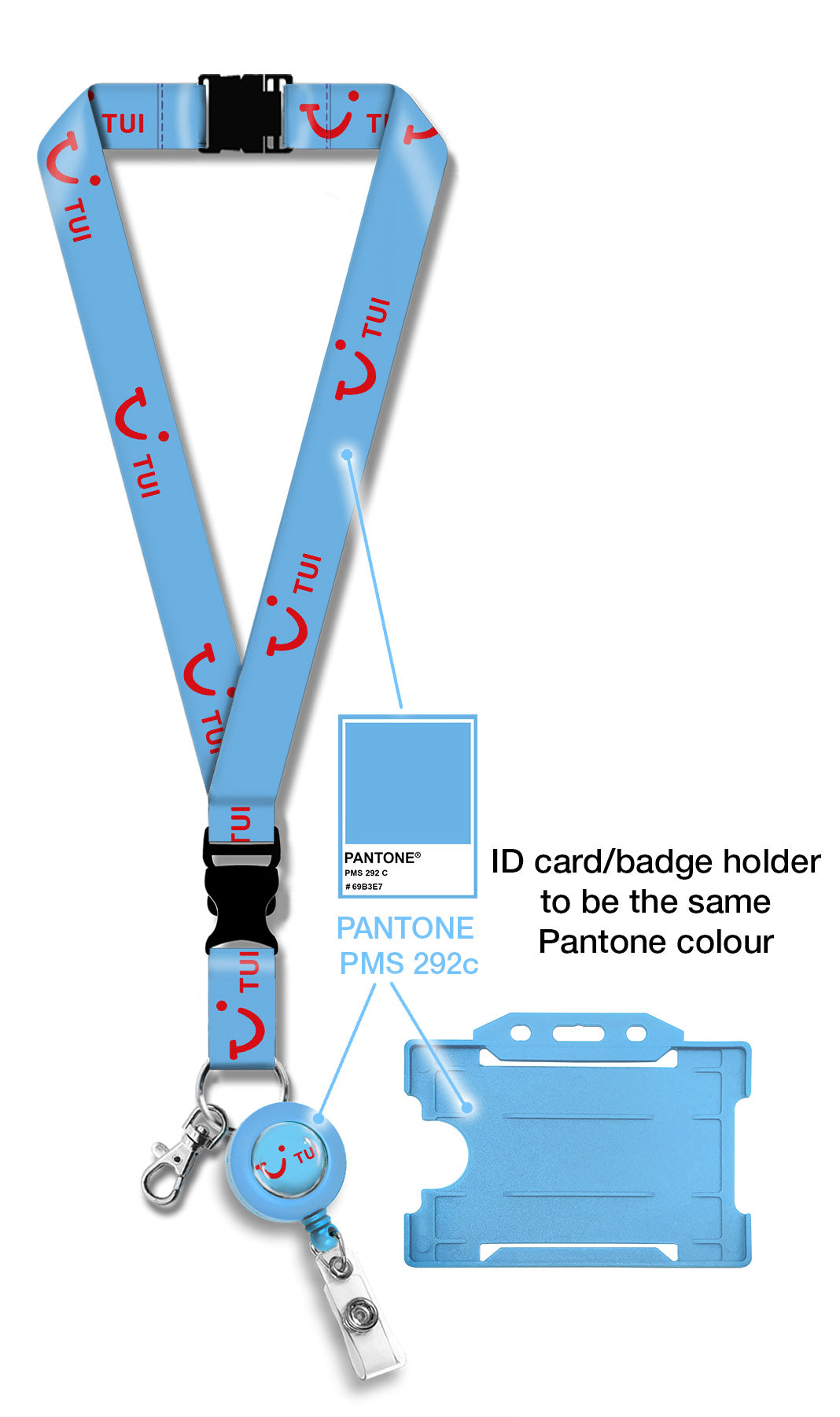 TUI Airways Dye Sublimation Lanyard