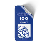 United Airlines 100 years - Sticker