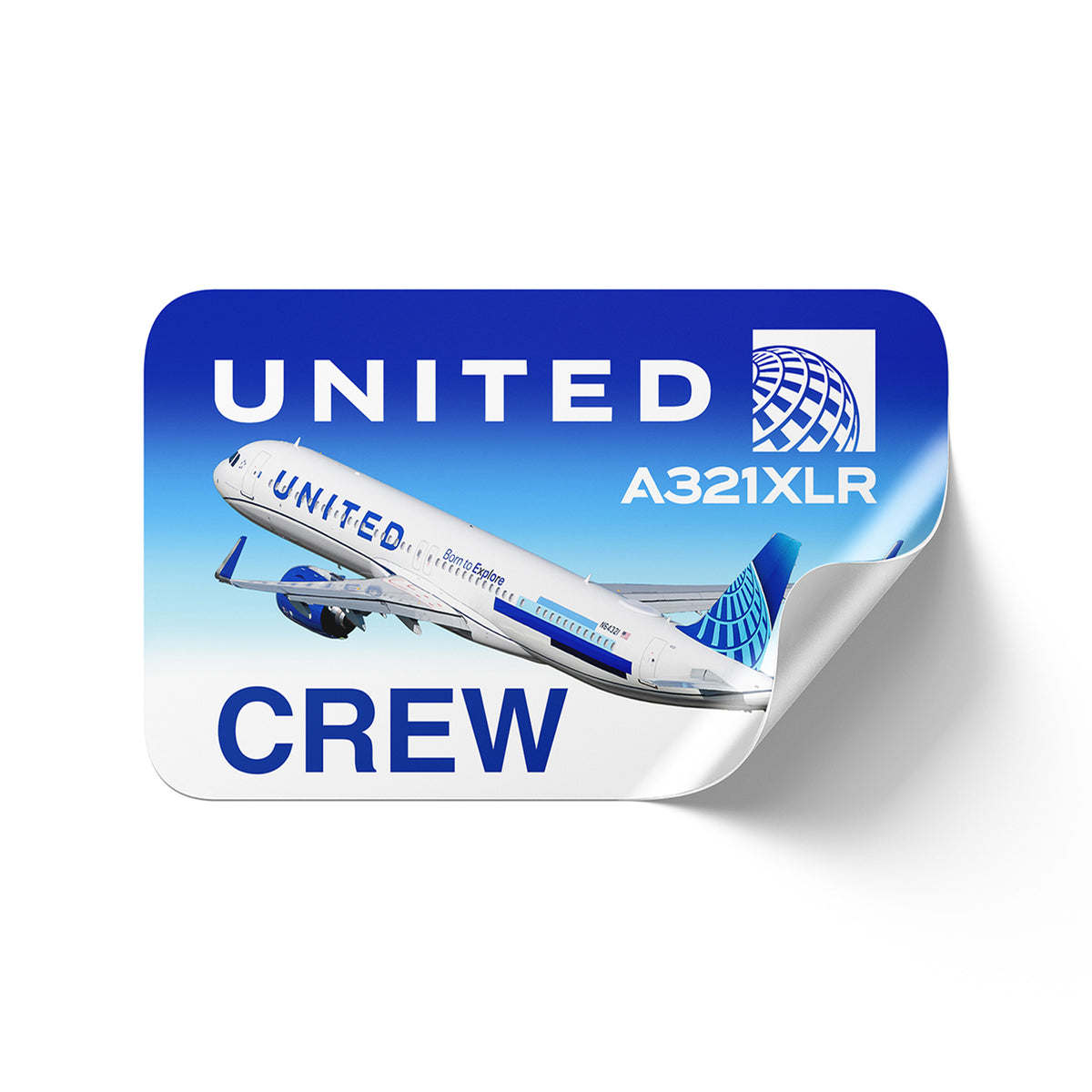 United Airlines A321 XLR - Sticker