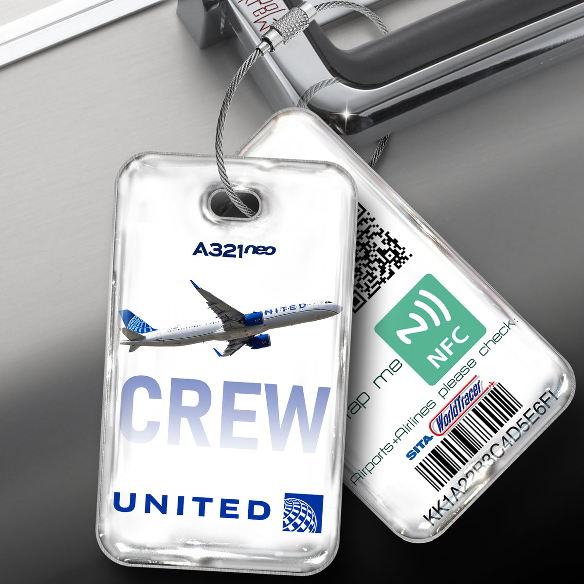 United Airlines A321 neo Tag White