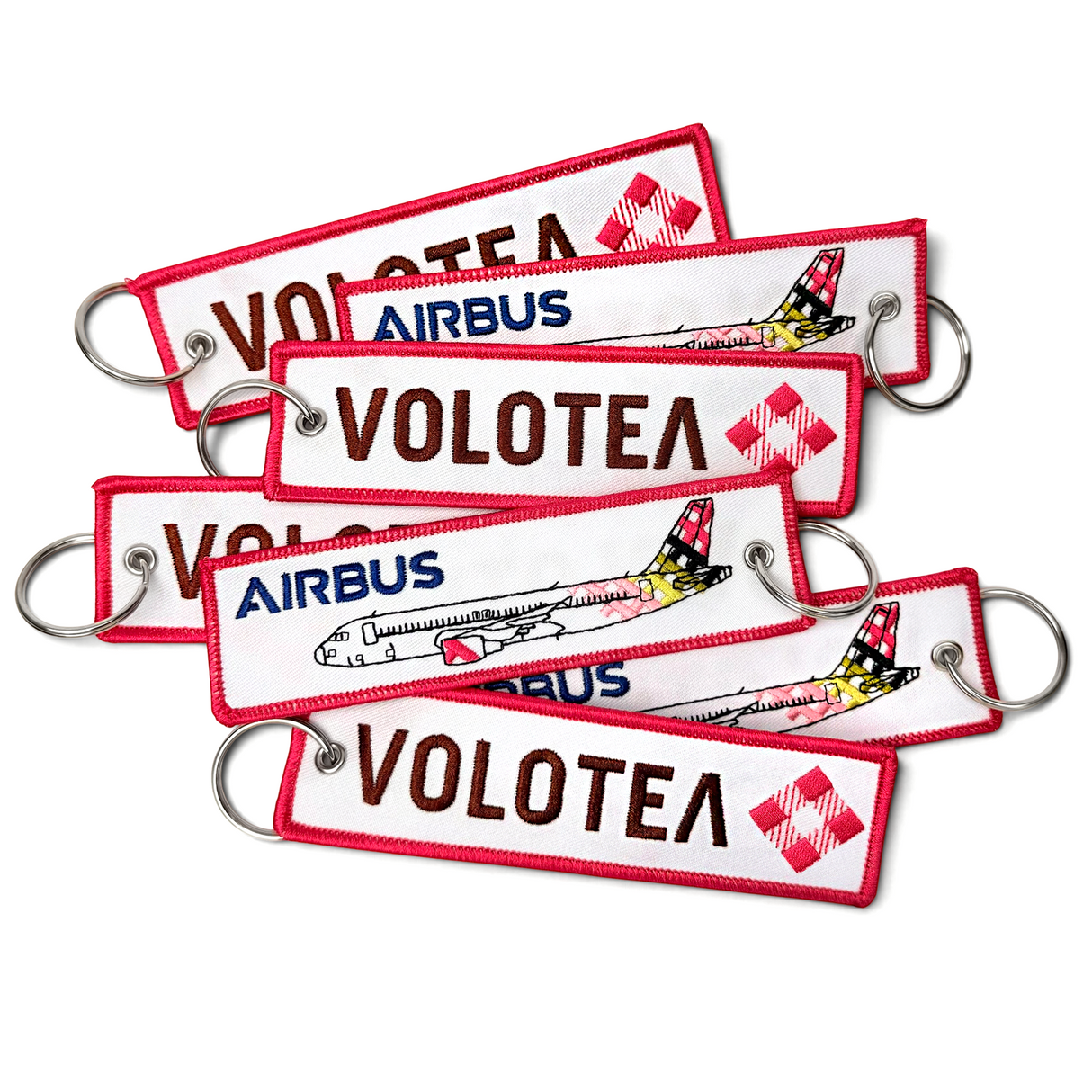 Volotea Airbus - Embroidered Keyring