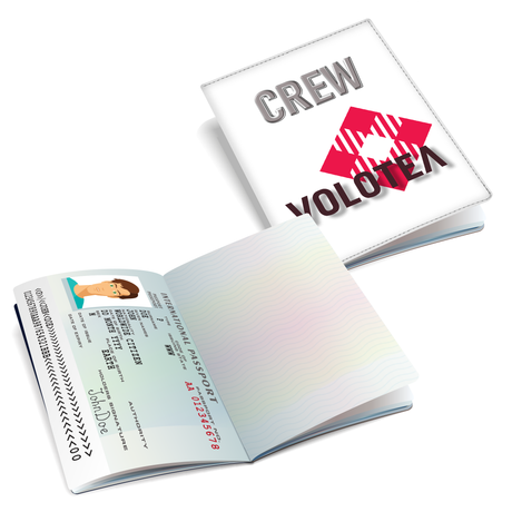 Volotea Airlines Logo - Passport Cover