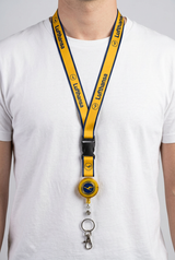 Lufthansa Logo Lanyard (Yellow+ Blue)