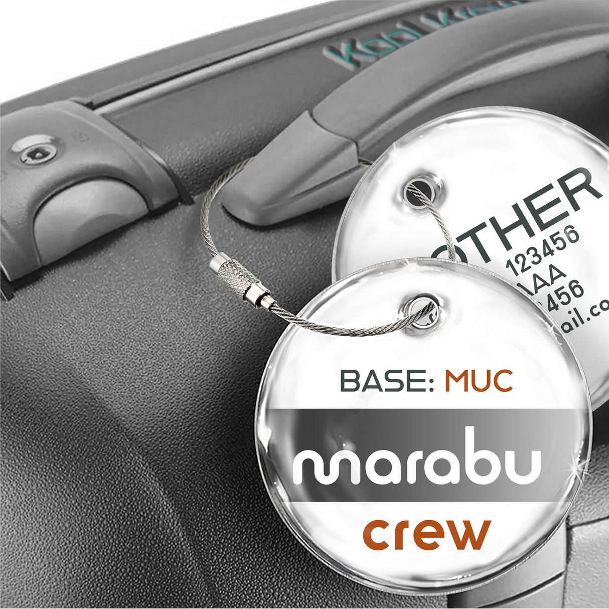 Marabu Airlines BASE Tag