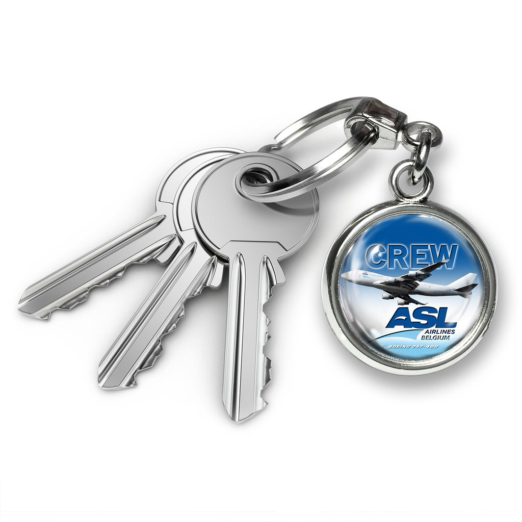 ASL B747-400ERP Metal Keyring