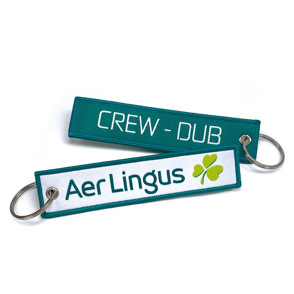 Aer Lingus DUB Crew Woven Keychain