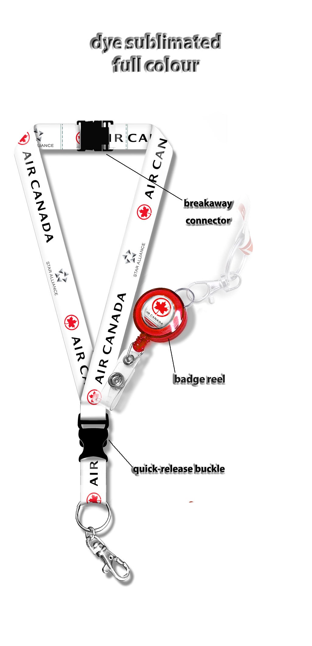 Air Canada Logo Lanyard – Koolkrew