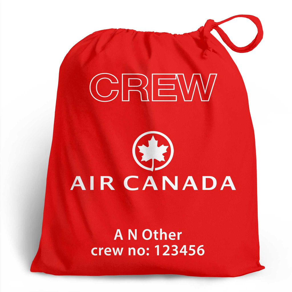 Air Canada Crew Personalised Shoe Bag