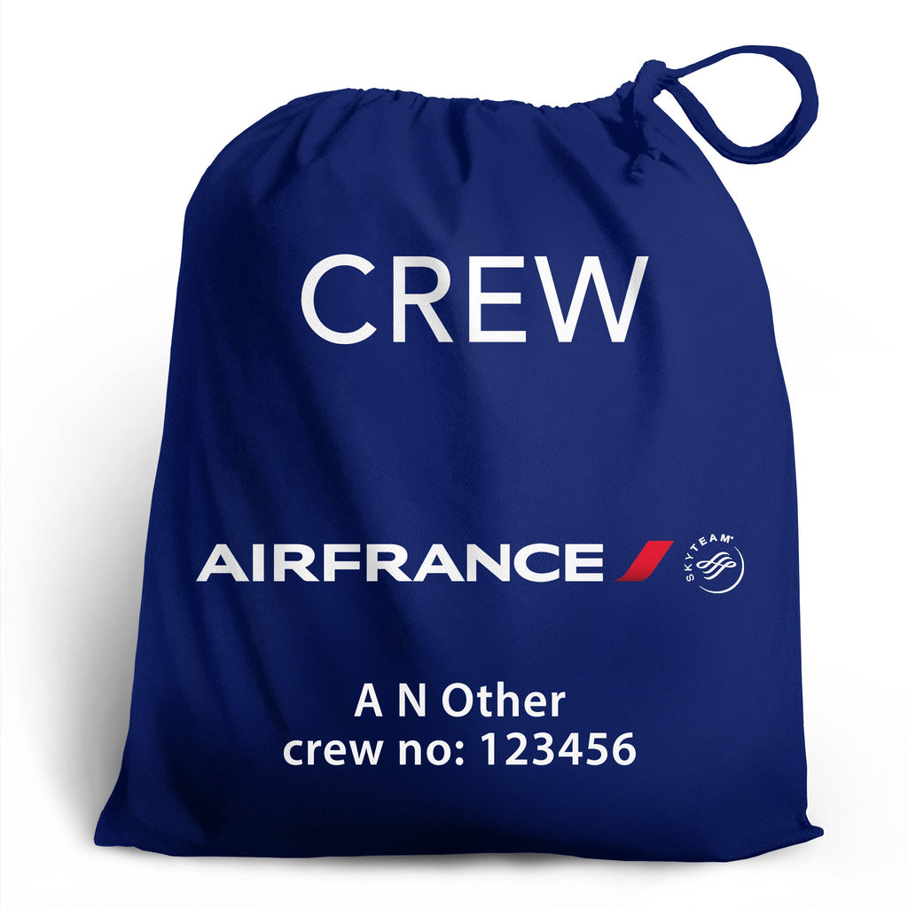 Air France Crew Personalised Shoe Bag