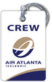 Air Atlanta Logo White Luggage Tag