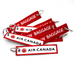 Air Canada-Crew Baggage Embroidered Keyring