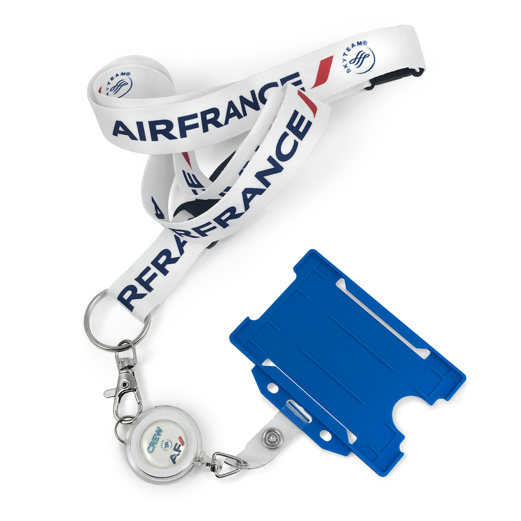 Air France Logo WHITE Lanyard