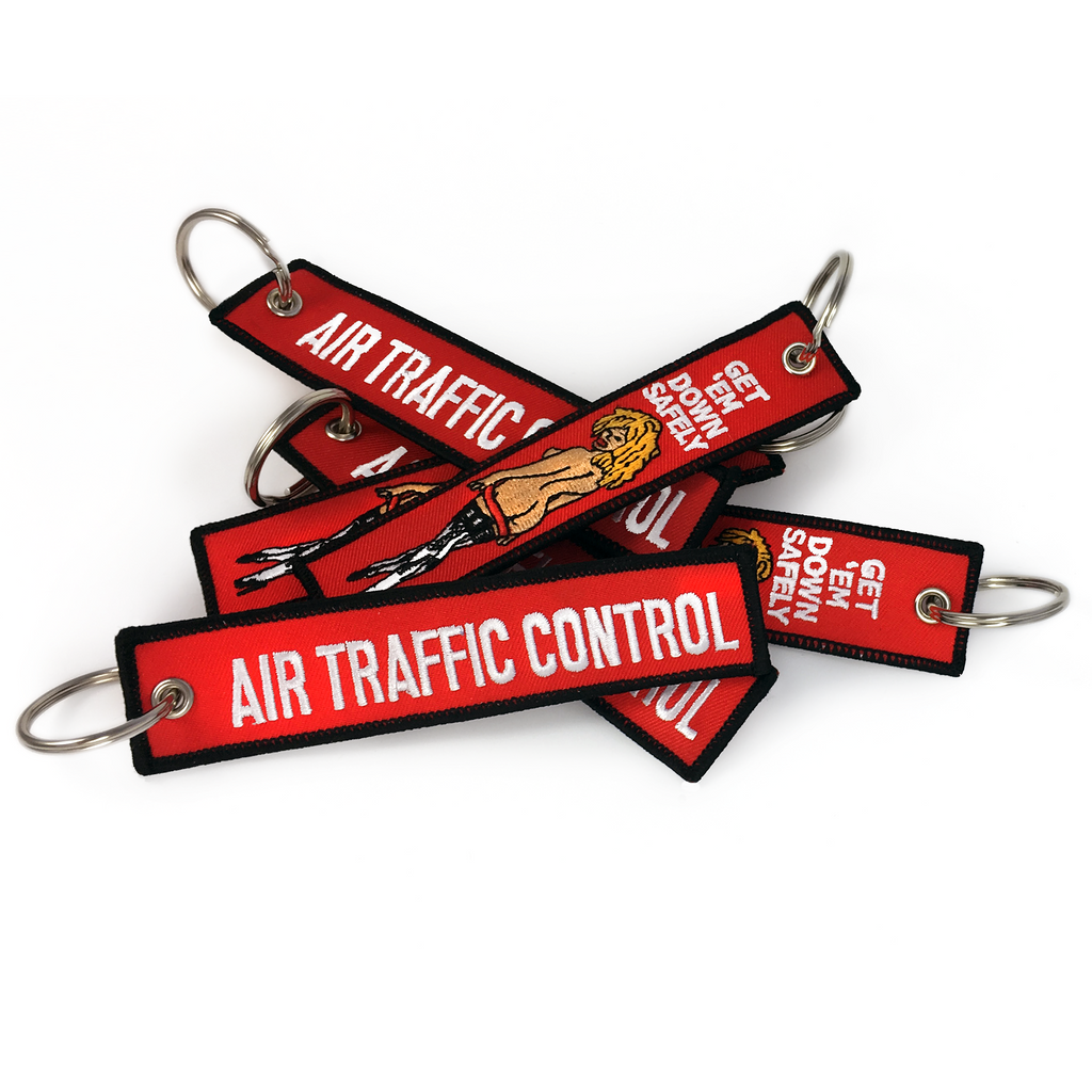Air Traffic Control-Get 'Em down Safely Keyring